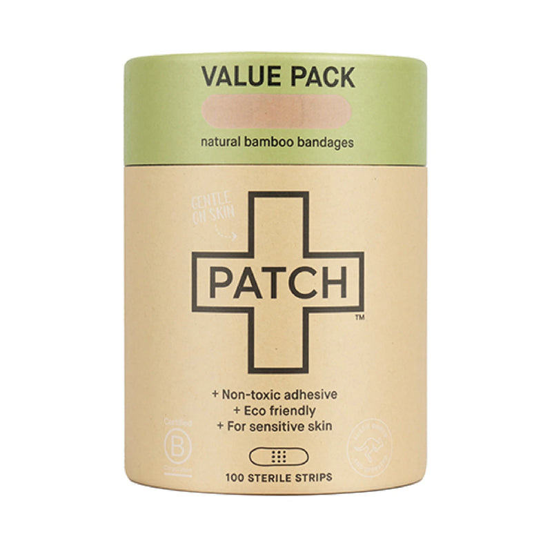 PATCH Value Pack- Natural Bamboo Bandages x100