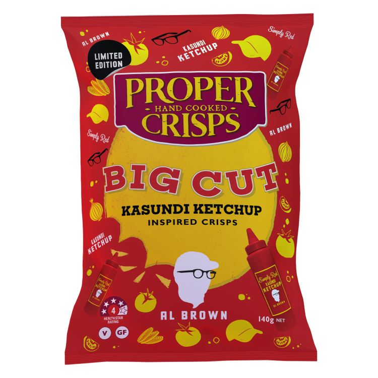 PROPER CRISPS - BIG CUT Kasundi Ketchup 140g