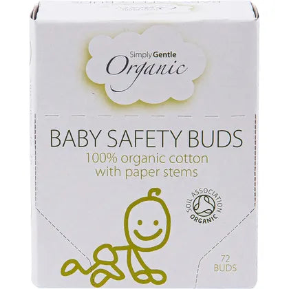 Simply Gentle Organic Baby Safety Buds x72