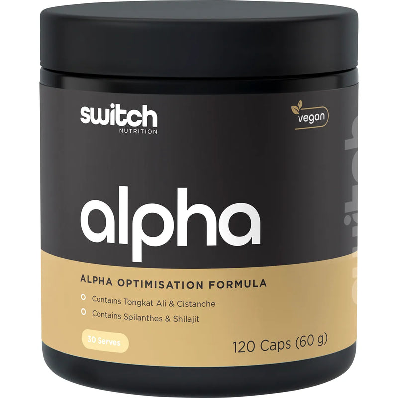 SWITCH NUTRITION Alpha Male Support Formula 120C