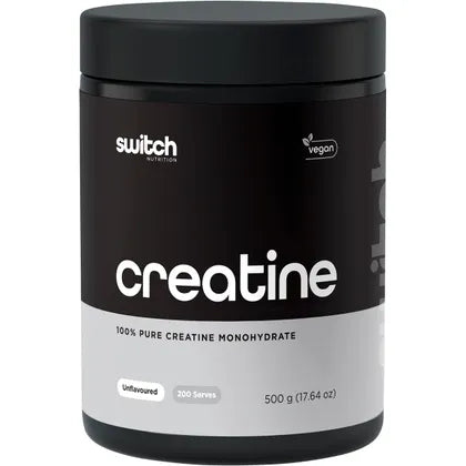 SWITCH NUTRITION Creatine 100% Pure Monohydrate Unflavoured 500g