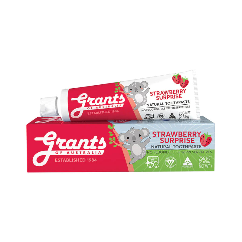 Grants Kids Natural Toothpaste Strawberry Surprise 75G