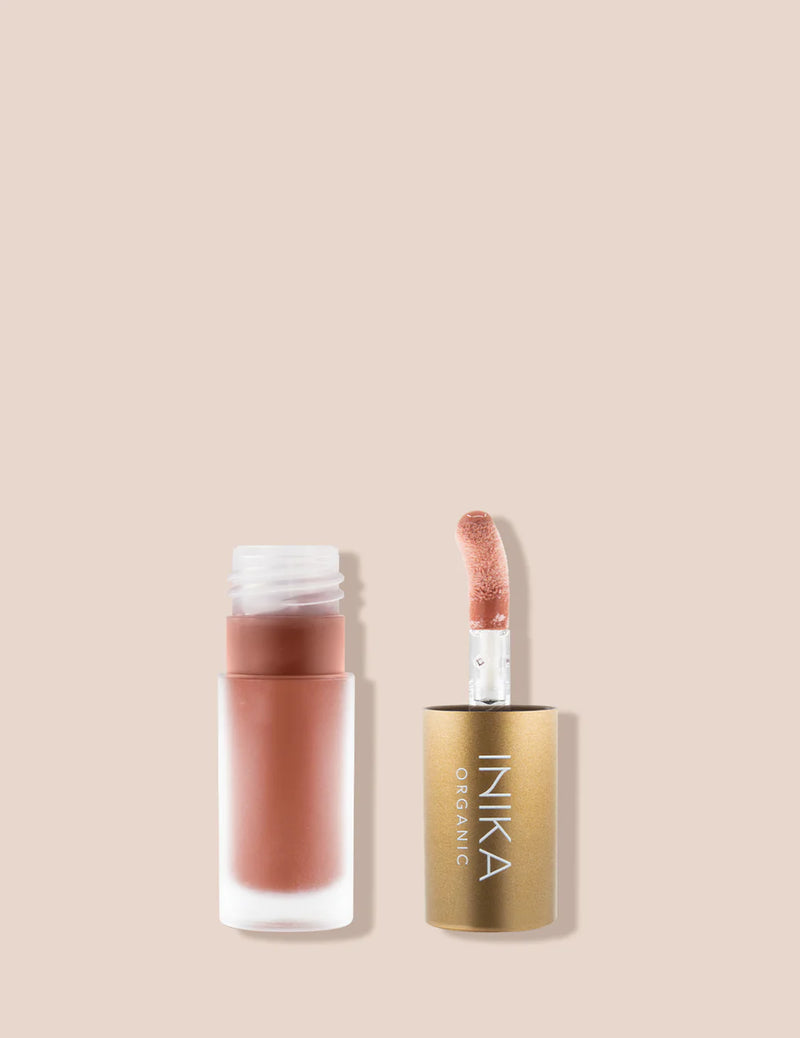 INIKA Organic Tinted Lip Oil-  Collagen + Squalane Blossom