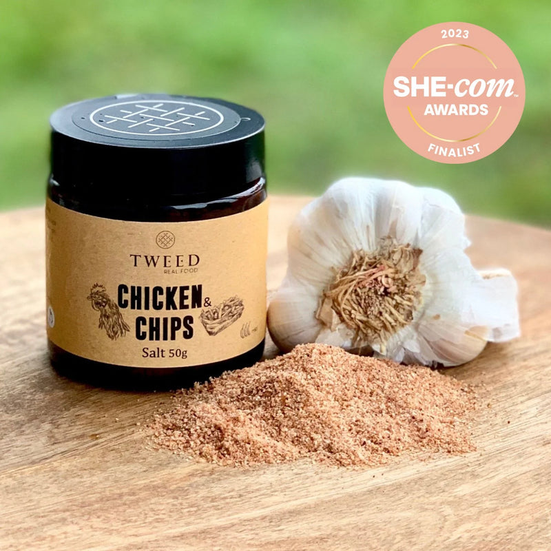 Tweed Real Food Chicken and Chips Salt 60g Jar