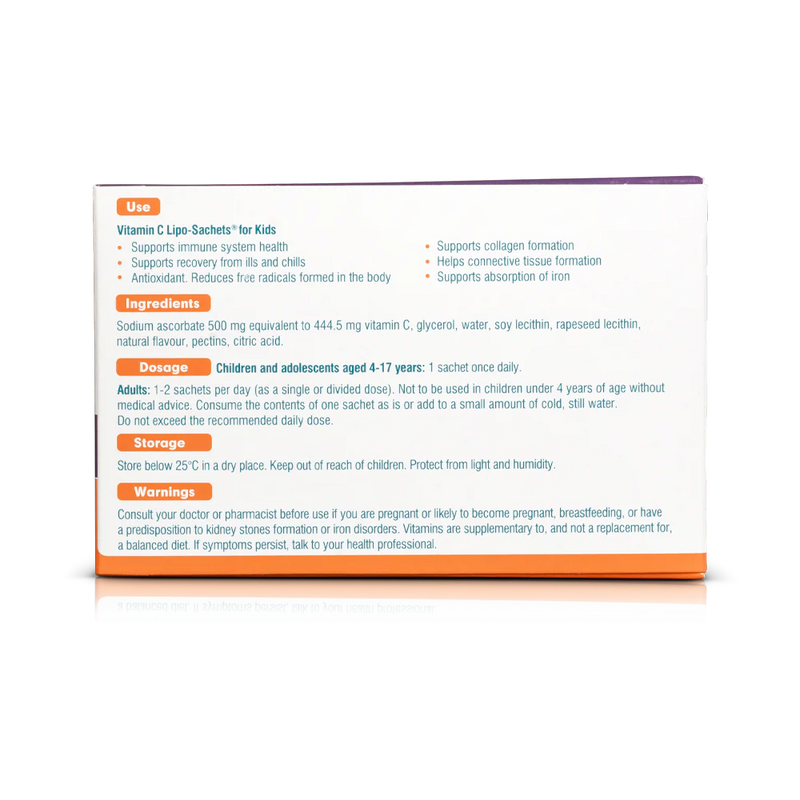 Lipo-Sachets Vitamin C For Kids Oral Liquid Sachets 5g x 30 Pack
