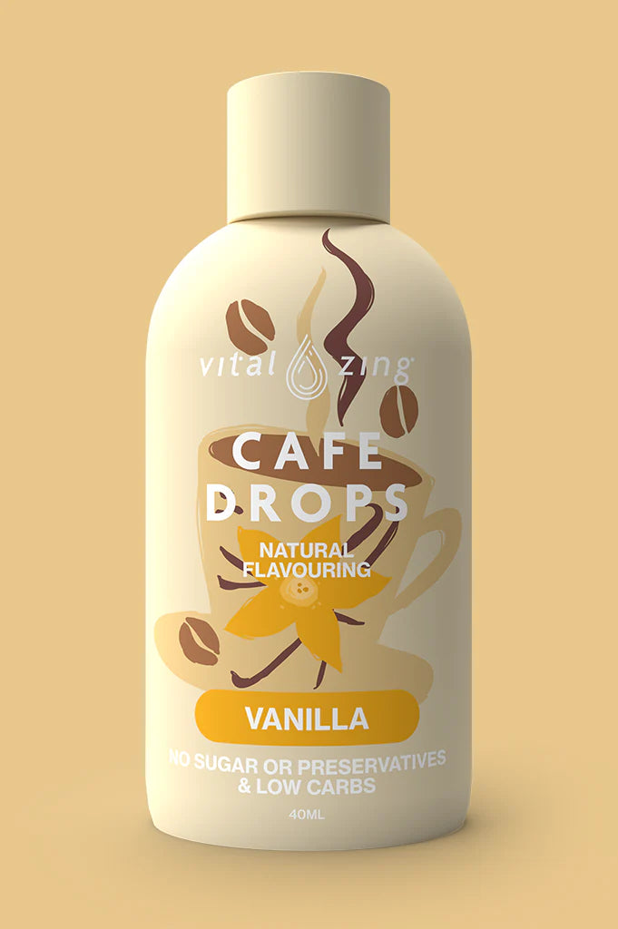 Vital Zing Cafe Drops-Vanilla 40ml