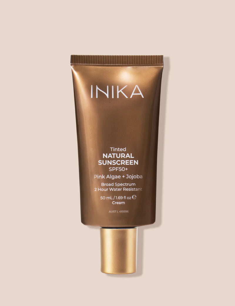 INIKA SPF50+ Sunscreen Tinted 50ml