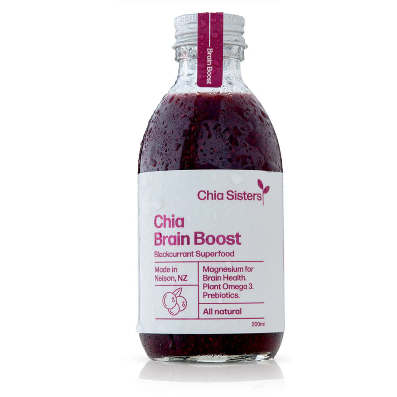 Chia Sisters- Chia Brain Boost Blackcurrant Superfood 200ml