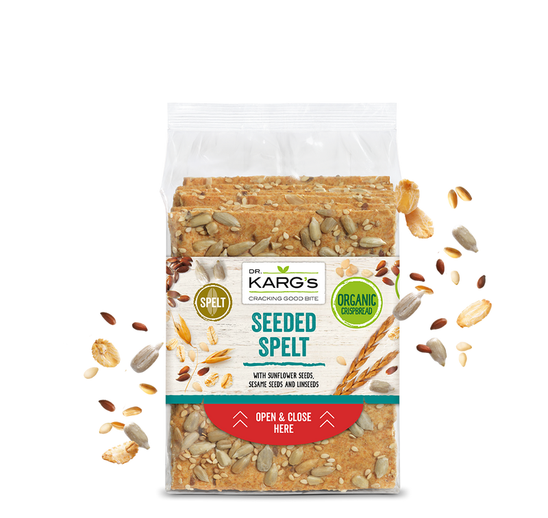 DR KARG Organic Crispbread- Seeded Spelt 200g