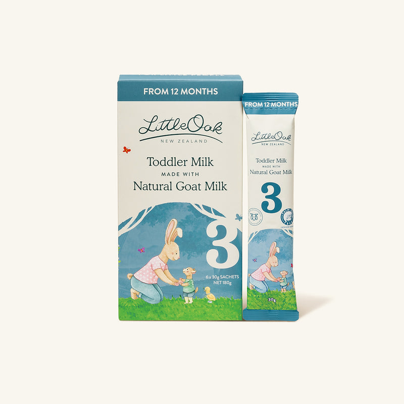 LITTLEOAK Natural Goat Milk Infant Formula Stage 3 (From 1 year) 6x30G