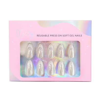 Mitty Nails Soft Gel Press On Nails - Frenchy