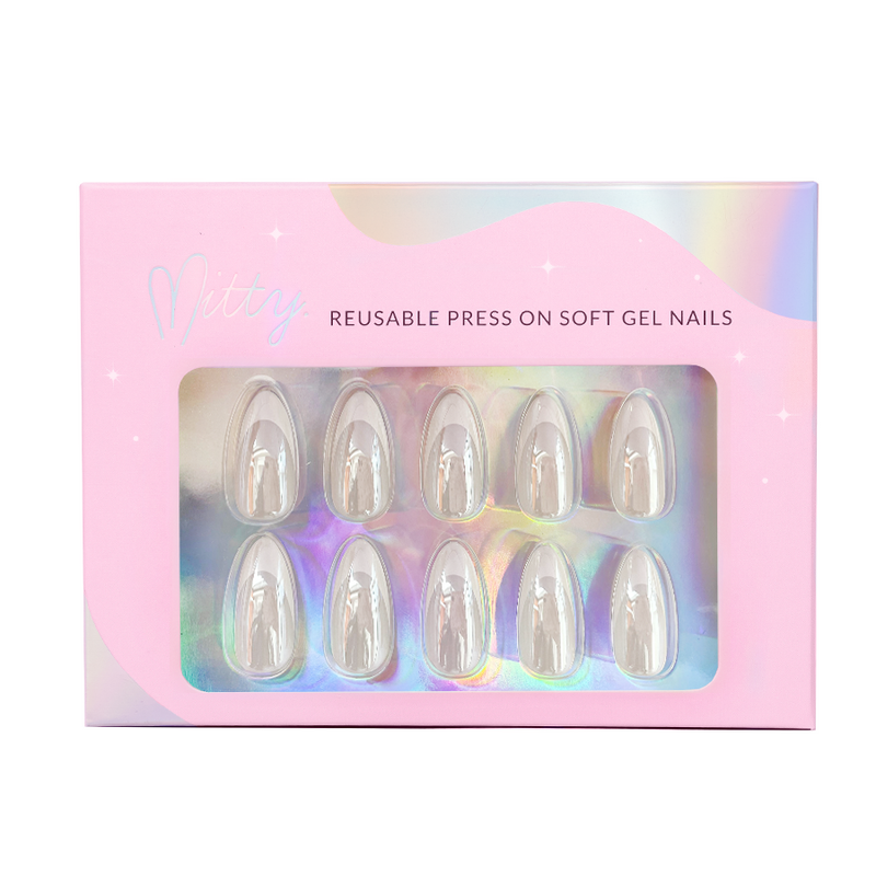 Mitty Nails Soft Gel Press On Nails - Frenchy