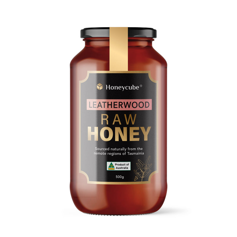 HONEYCUBE Cold Extract Tasmanian Leatherwood Honey 500G