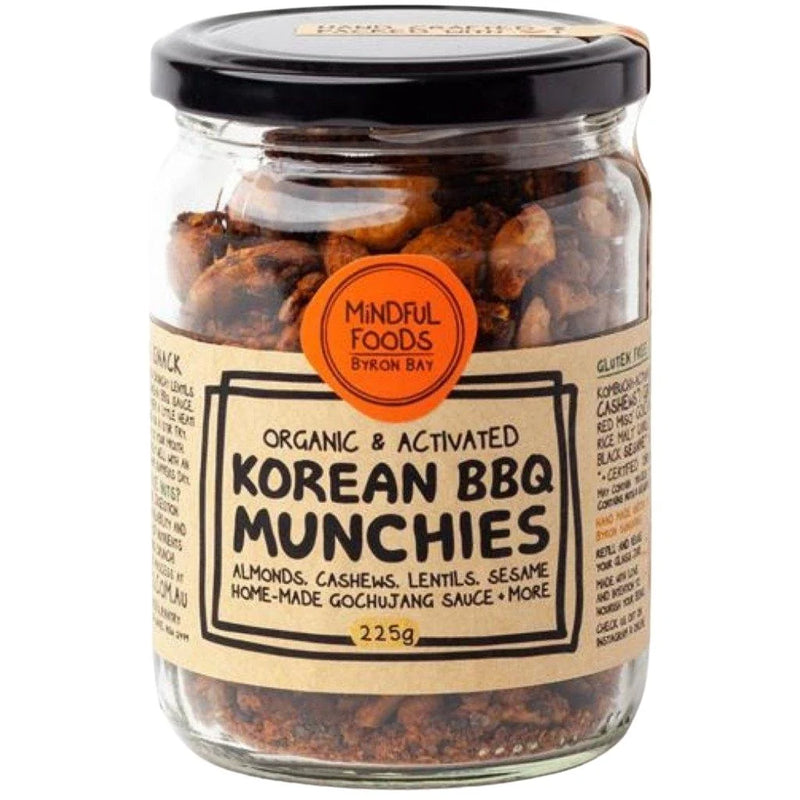 MINDFUL FOODS Organic & Activated Maple Korean BBQ Munchies 220g