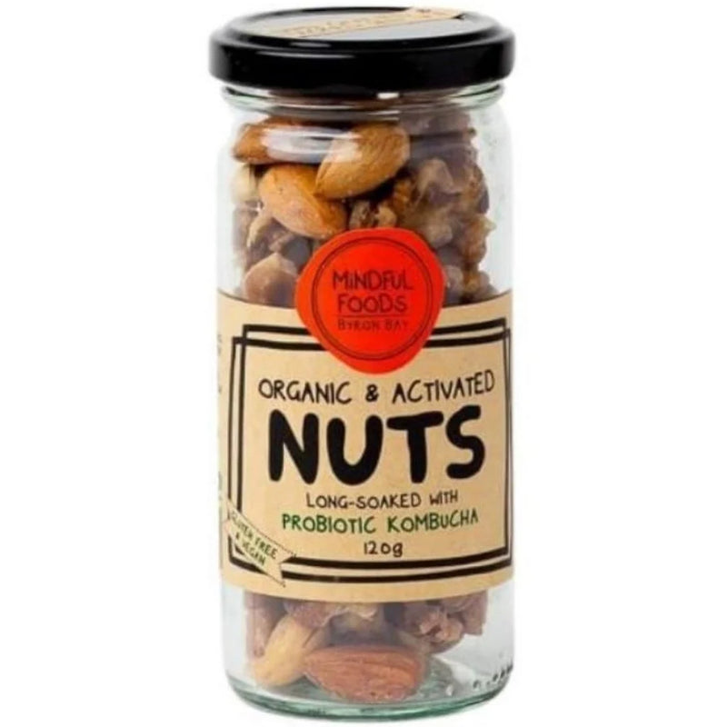 MINDFUL FOODS Organic & Activated Mixed Nuts 120g