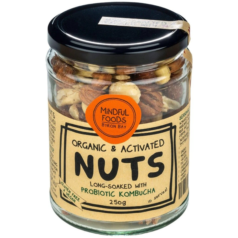MINDFUL FOODS Organic & Activated Mixed Nuts 250g