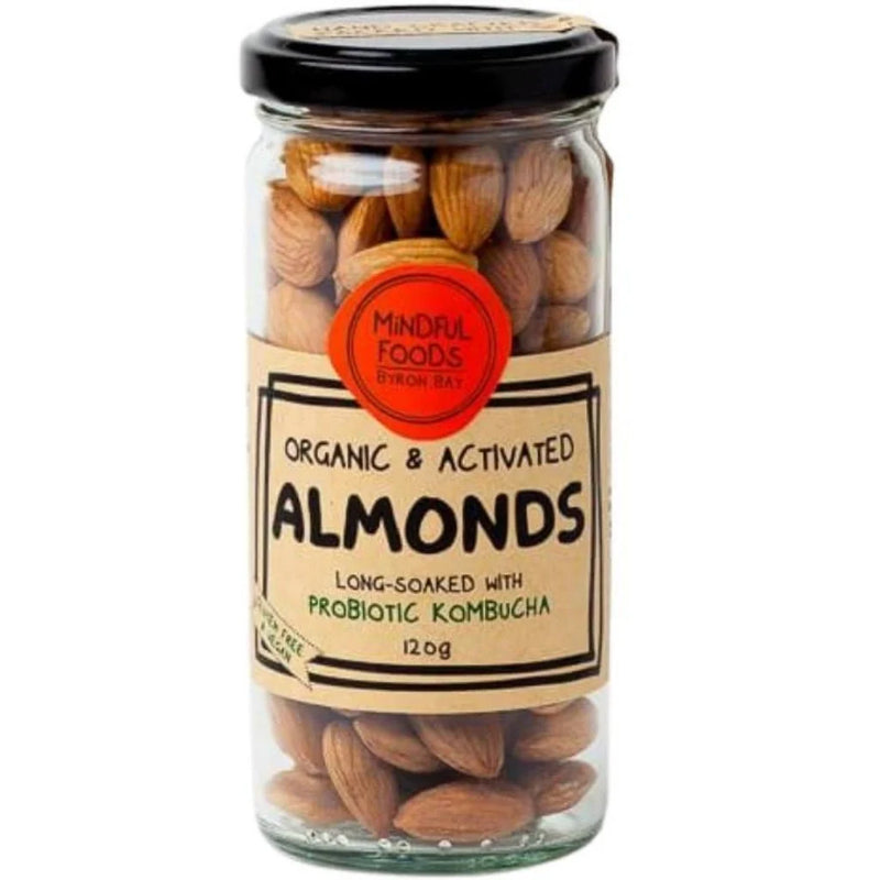 MINDFUL FOODS Organic & Activated Almonds 120g