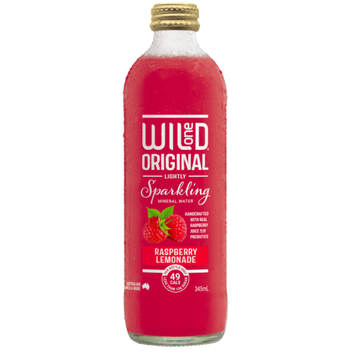 Wild Organic Sparkling Raspberry Lemonade 345ml