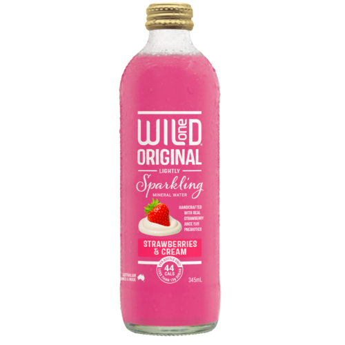 Wild Organic Sparkling Strawberries & Cream 345ml