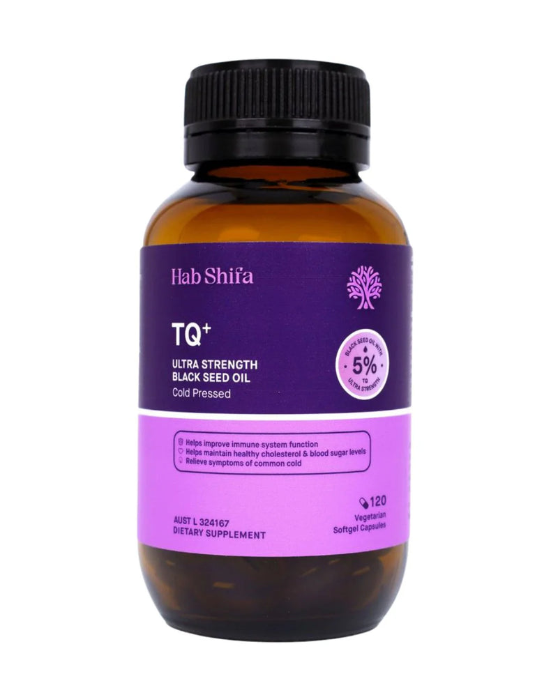 HAB SHIFA- TQ+ Ultra Strength Black Seed Oil (Cold Pressed) 120c