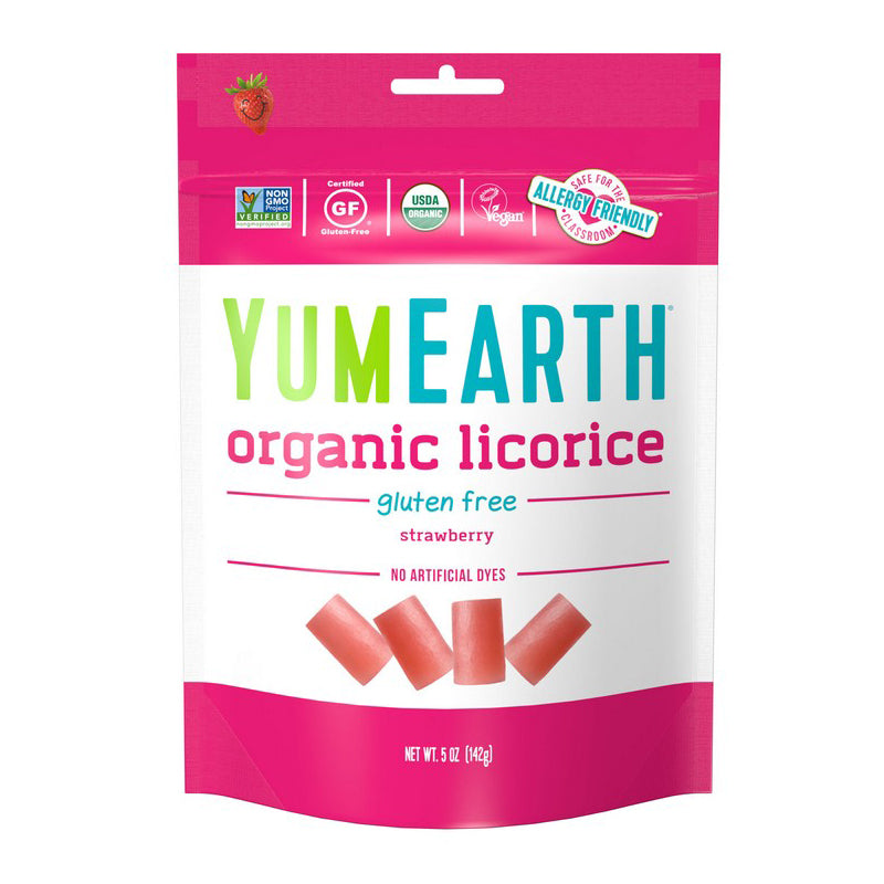 YUMEARTH Organic Licorice - Strawberry 142g