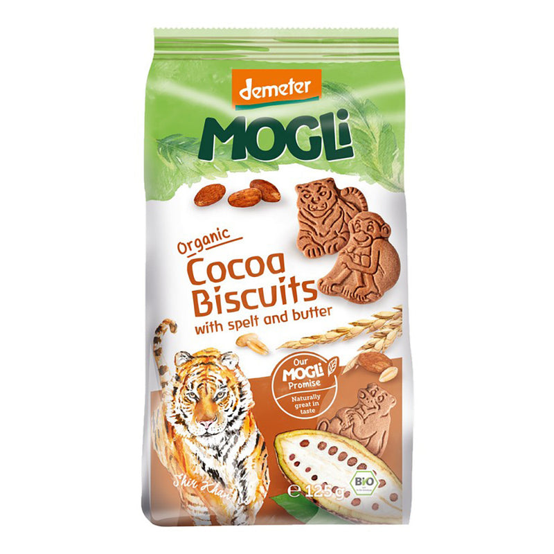 Mogli Organic Cocoa Biscuits 125g