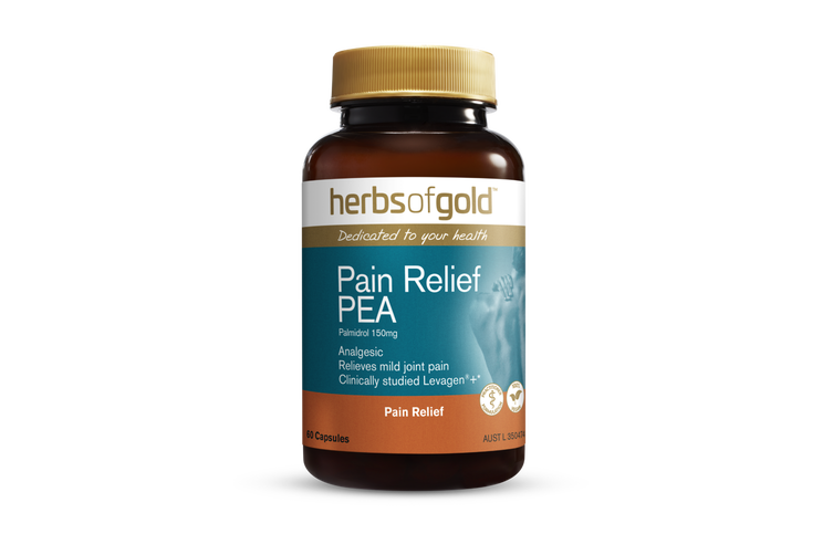 Herbs of Gold- Pain Relief PEA 60c