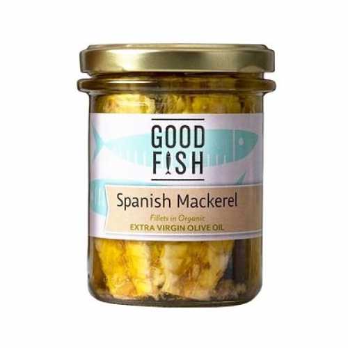 Olive Green Organics- GOOD FISH Spanish Mackerel in EVO 190G