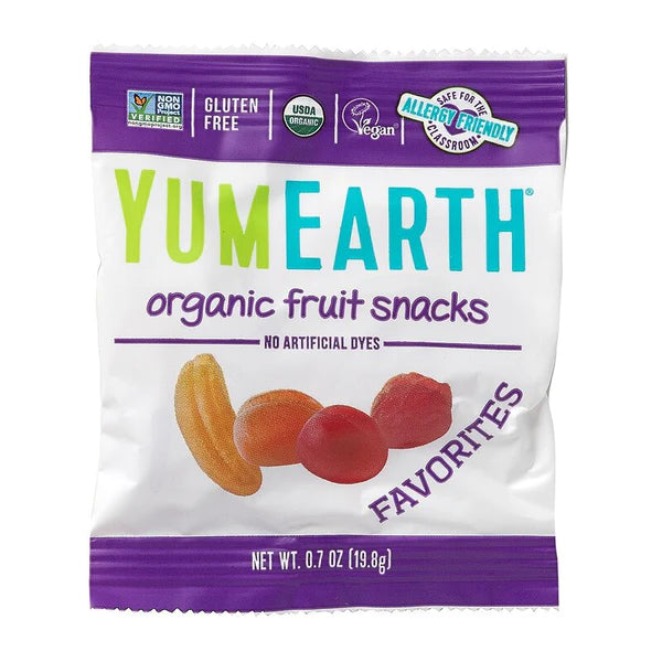YUMEARTH Organic Vegan Fruit Snack Pack 19.8g