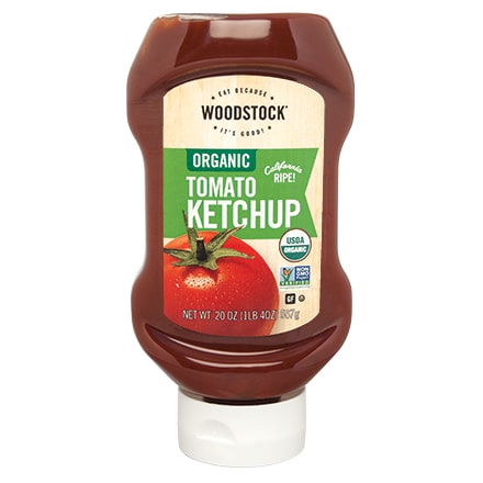 WOODSTOCK Organic Tomato Ketchup Squeeze 567g