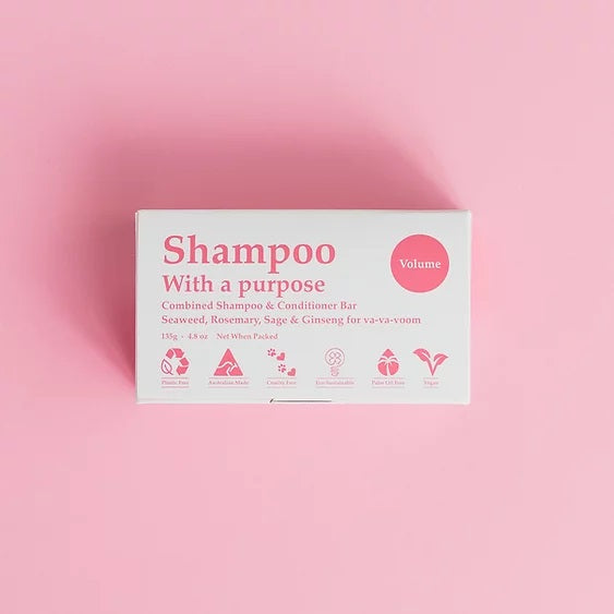 Shampoo With A Purpose Volume Shampoo/Conditioner Bar 135g