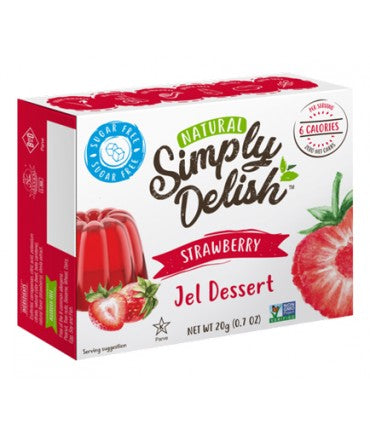 Simply Delish Strawberry Jelly Dessert 20g