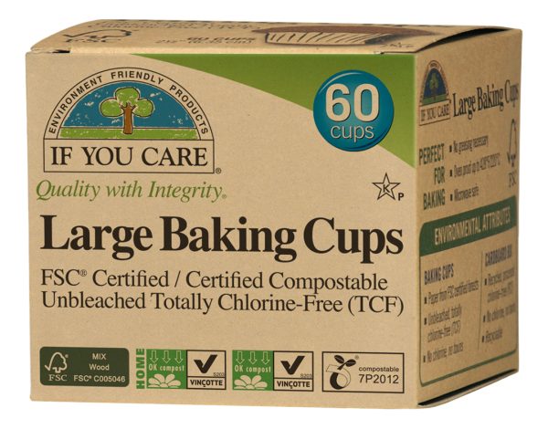 IF YOU CARE Large Baking Cups