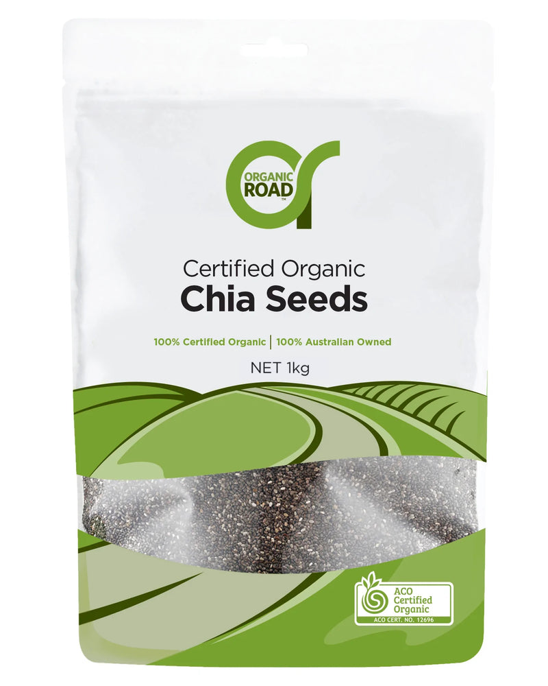 ORGANIC ROAD Certified Org. Chia Seeds 1kg