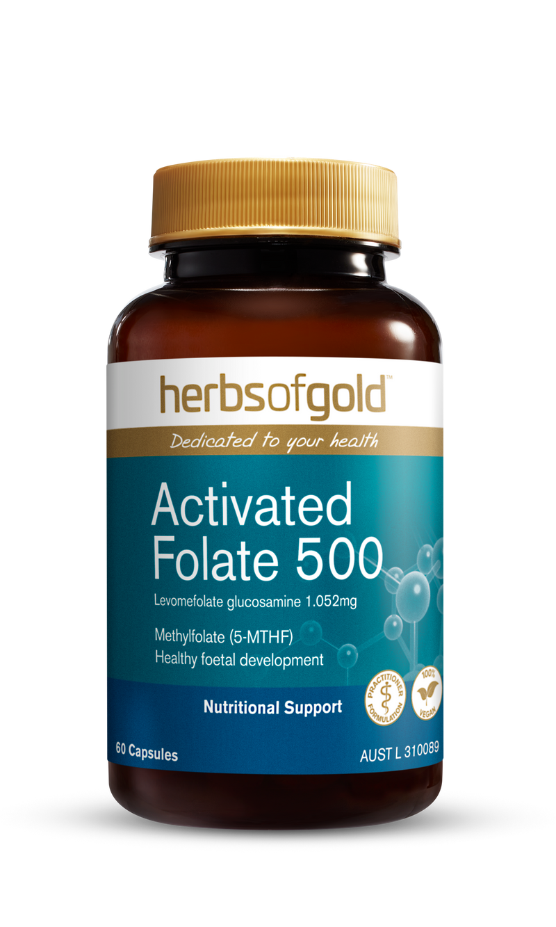 Herbs of Gold- Activated Folate 500 60C