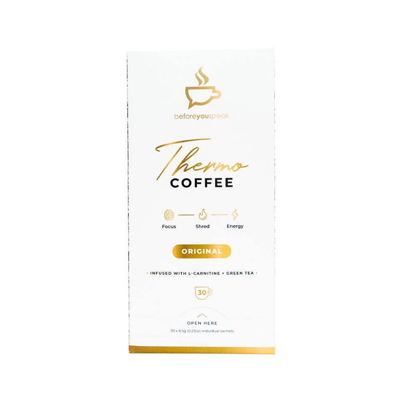 Before You Speak Thermo Coffee Original 6.5g x 30 Pack BEST BEFORE;01/07/23