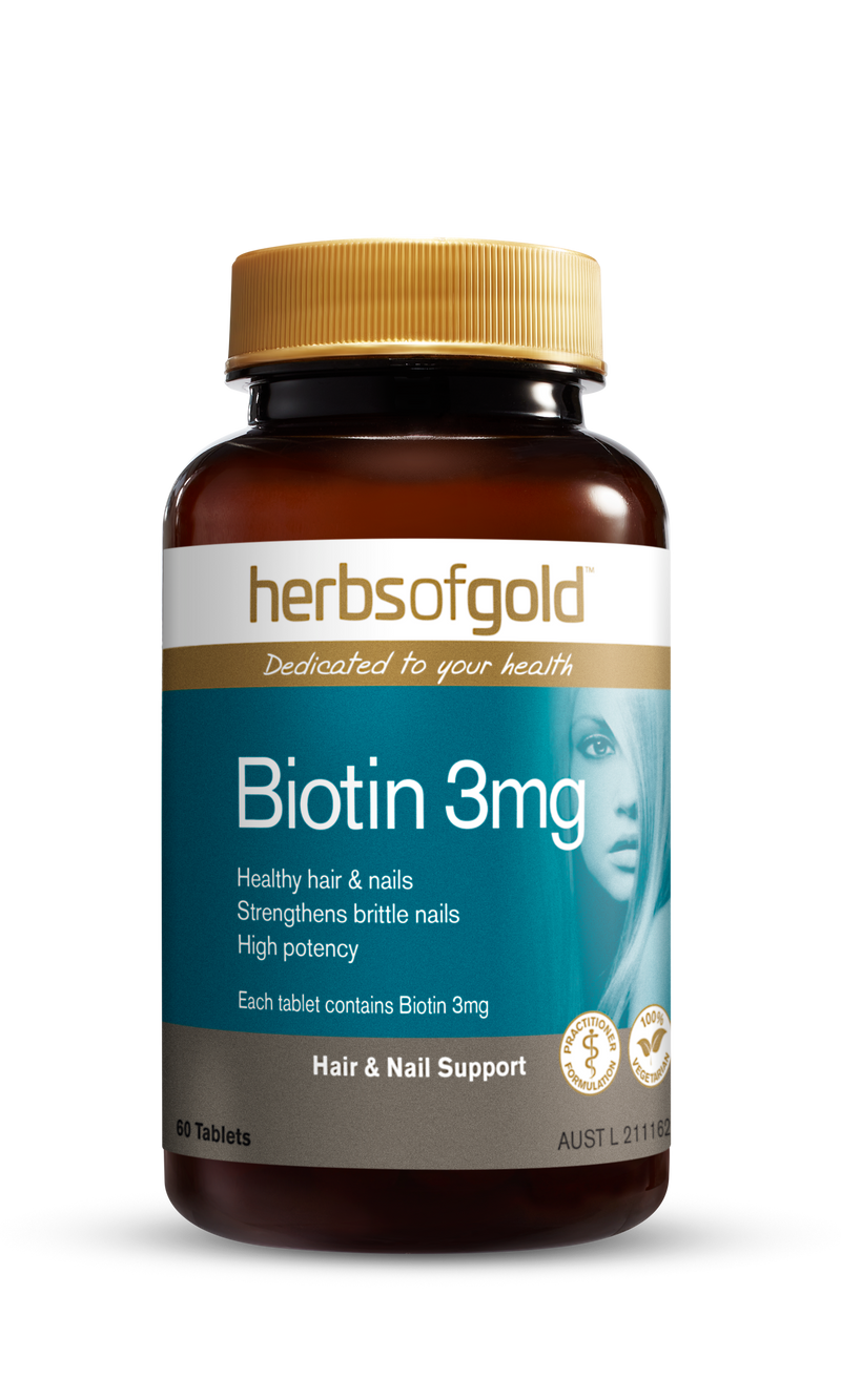 Herbs of Gold- Biotin 3mg 60T