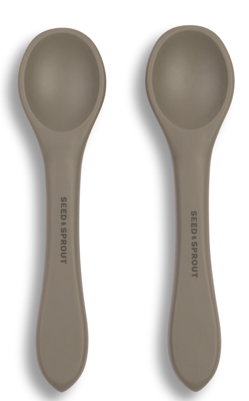 Seed & Sprout Co- Baby Spoon Set of 2- Moss