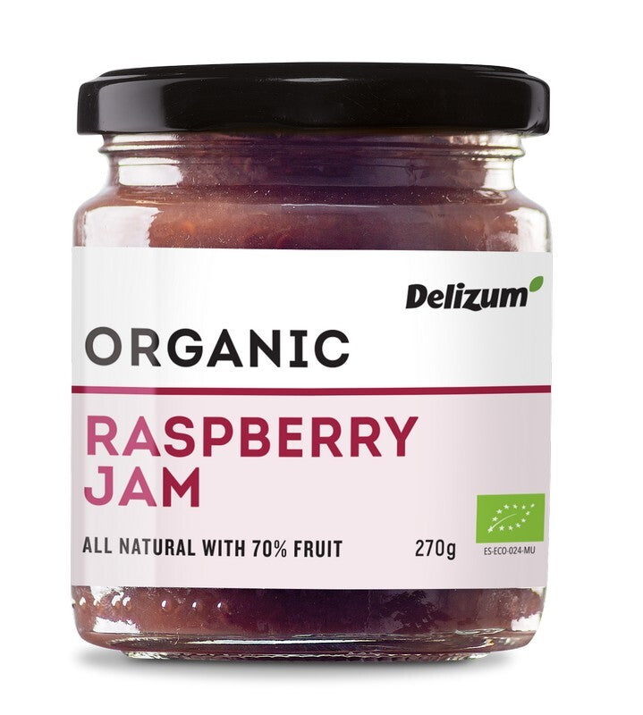 DELIZUM Organic Raspberry Jam 270g