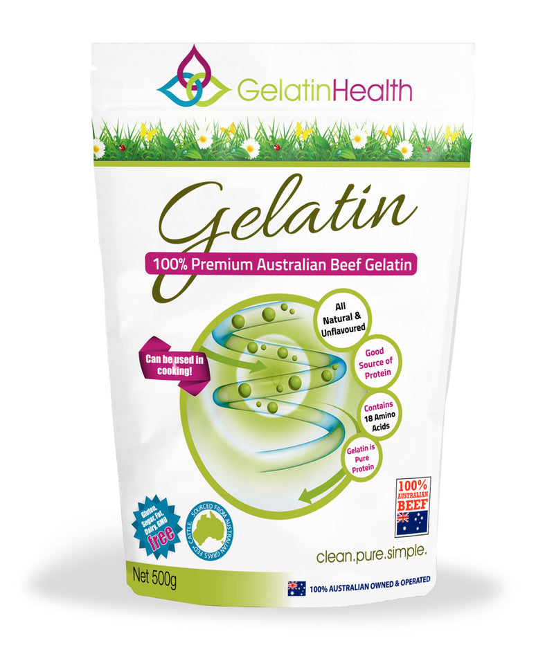 GELATIN HEALTH Gelatin Food Grade 500G