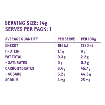 MY BERRIES  Freeze Dried Strawberries & Raspberries 14G