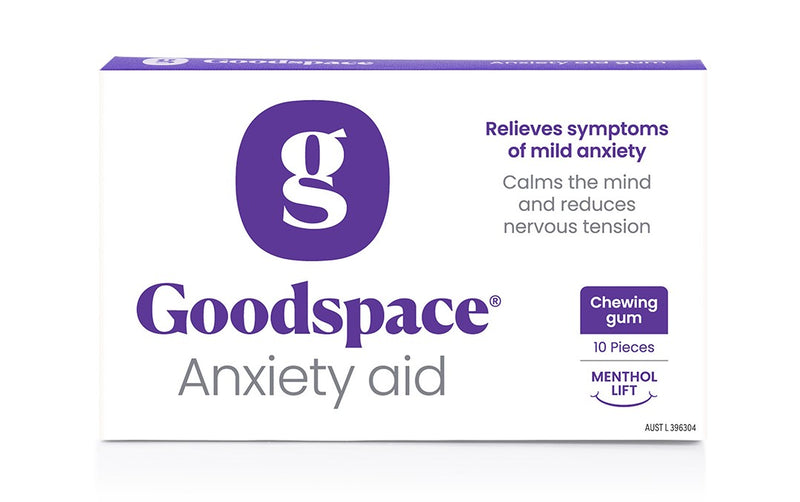 Goodspace Anxiety Aid Chewing Gum 10pk