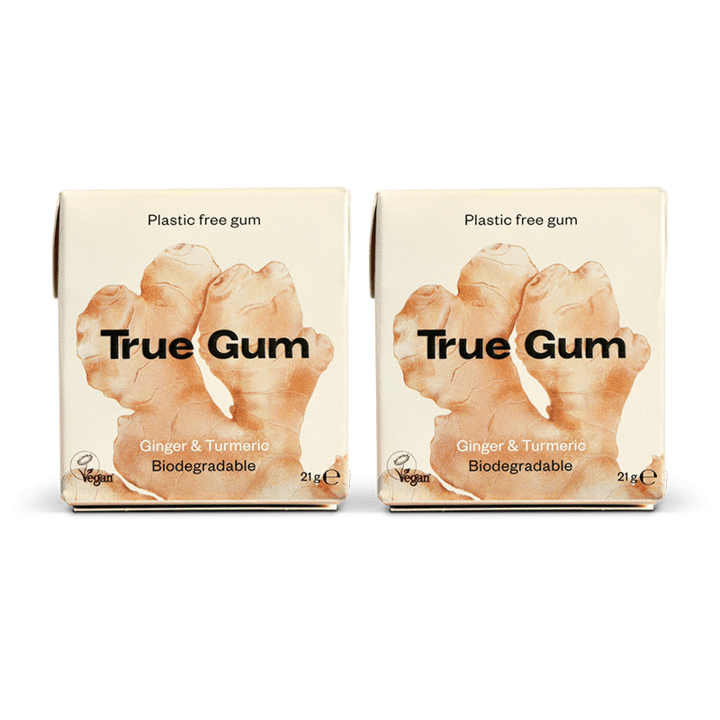 TRUE GUM- Ginger Turmeric 21g