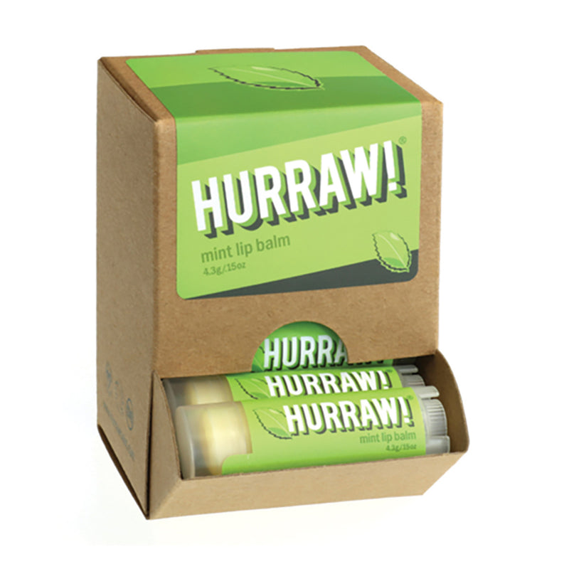 HURRAW Organic Lip Balm Mint 4.8g