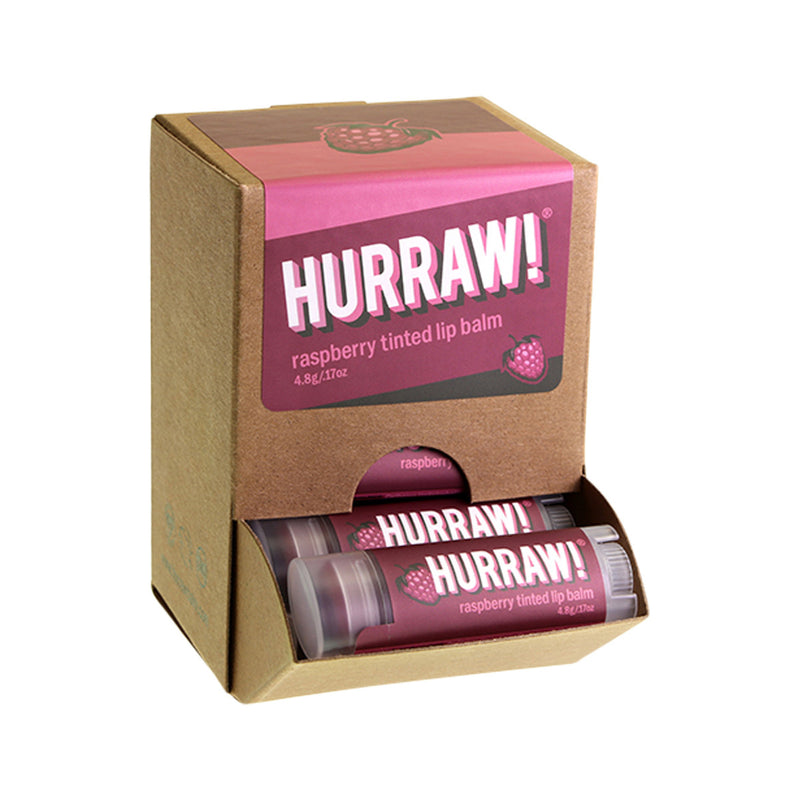 HURRAW Organic Lip Balm Tinted Raspberry 4.8g