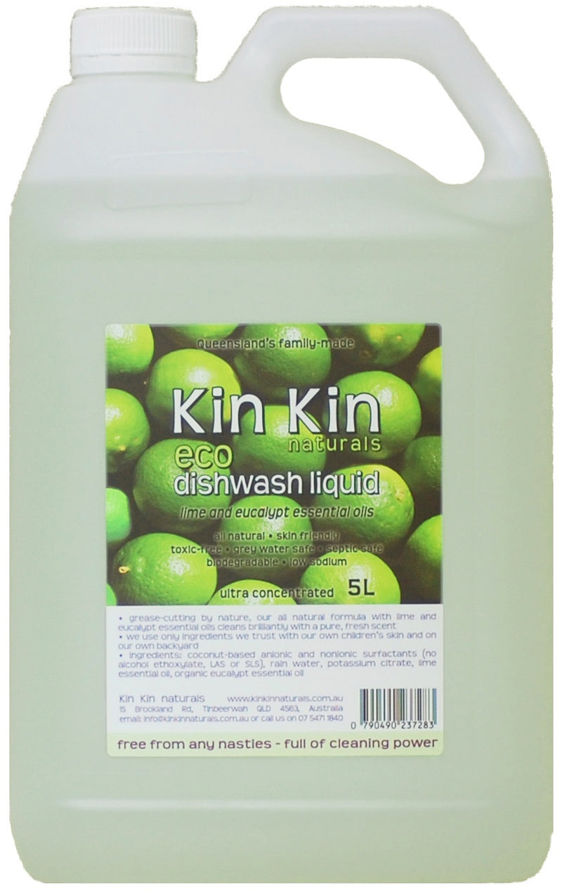 KIN KIN- Dishwash Liquid Lime Eucalyptus 5L