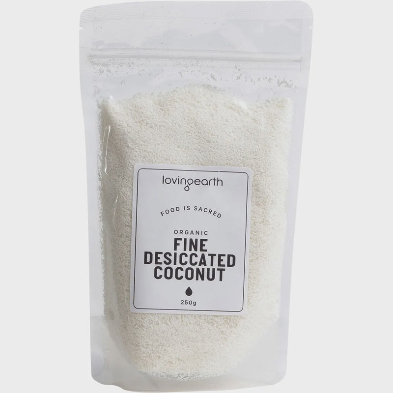 LOVING EARTH Fine Desiccated Coconut 250g