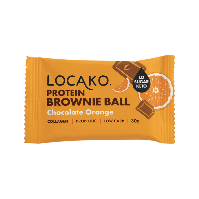 LOCAKO Protein Brownie Ball Chocolate Orange 30g