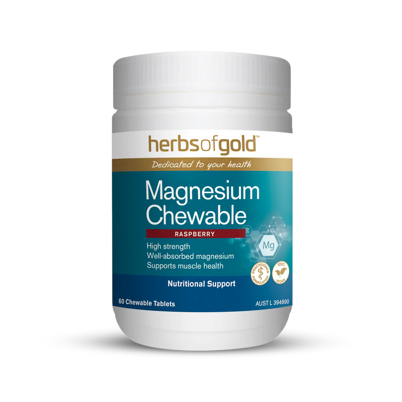 Herbs of Gold- Magnesium Chewable 60CT
