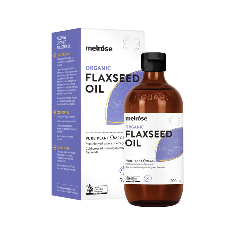 Melrose Organic Flaxseed Oil 200ml